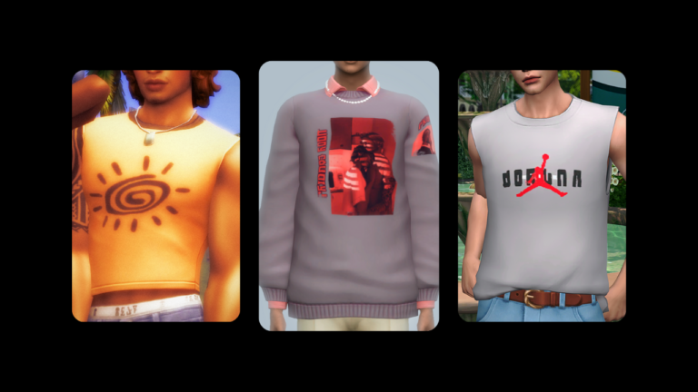 25+ Sims 4 Male CC Shirts You Should Download