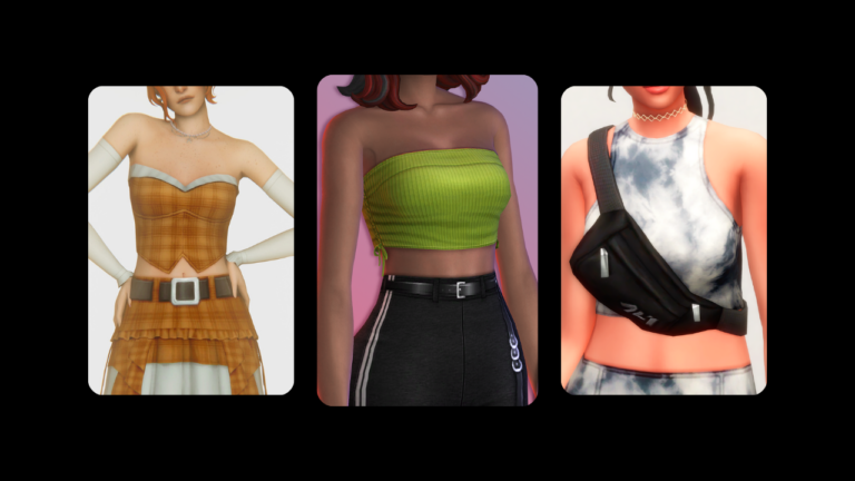 25+ Adorable Sims 4 CC Summer Tops You Should Download